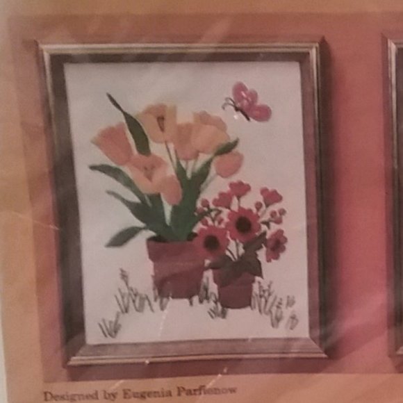 Creative Circle kit # 0528 Pots of Flowers - Picture 4 of 6